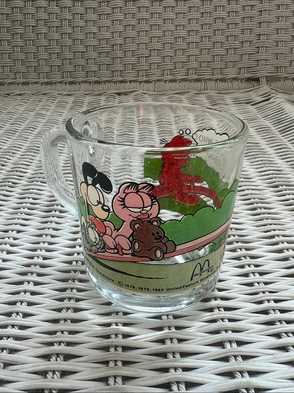 Vintage Garfield Glass Mug - McDonald’s Collectible